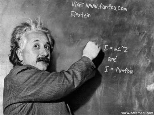 Einstein au tableau!